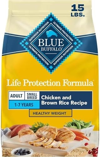 Blue Buffalo Life Protection Formula Healthy Weight Small Dog Food, 15 lb
