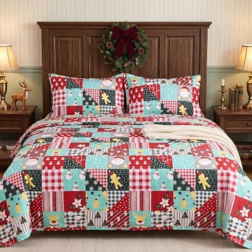 Gogreen Sheet Set 4PC Deep Pocket Queen Size Bedding Set, Breathable & Ultar Soft, Hotel Style Decor, Gifts for Kids, Women, Men - Splicing