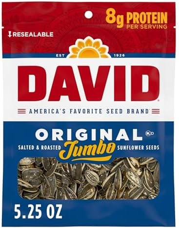 DAVID Sunflower Seeds, Original Flavor, 5.25 oz.