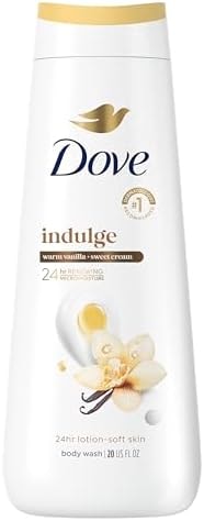 Dove Vanilla Body Wash for Hydrated & Soft Skin, 20 oz