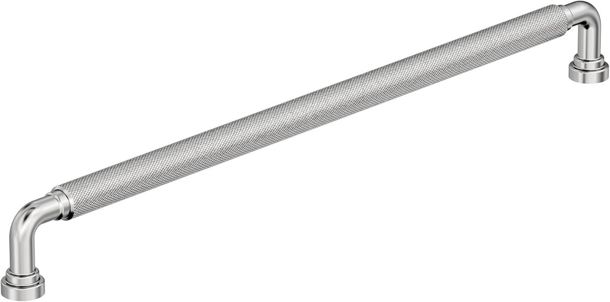 Amerock Collet 12-5/8 inch (320mm) Center-to-Center Polished Chrome Cabinet Pull, BP3768826