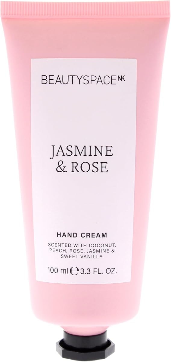 Beauty SpaceNK Jasmine & Rose Hand Cream – Hydrates & Softens – Non-Greasy, Fast-Absorbing Formula – Refreshes & Rejuvenates Hands – Ideal for All Skin Types – Vegan & Cruelty-Free – 3.38 oz