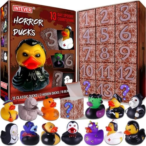 Advent Calendar 2026 Halloween Horror Rubber Duck Christmas Countdown