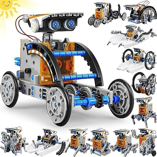STEM 13-in-1 Education Solar Power Robots Toys for Boys Age 8-12