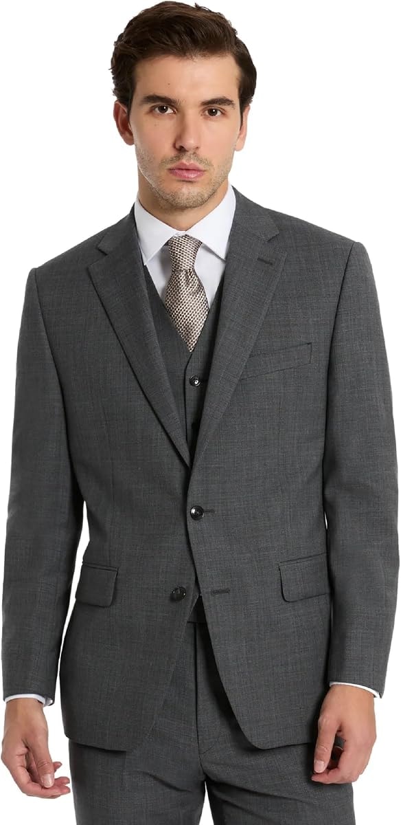 Michael Kors Grey Sharkskin Classic Sport Coats|Grey, 38S