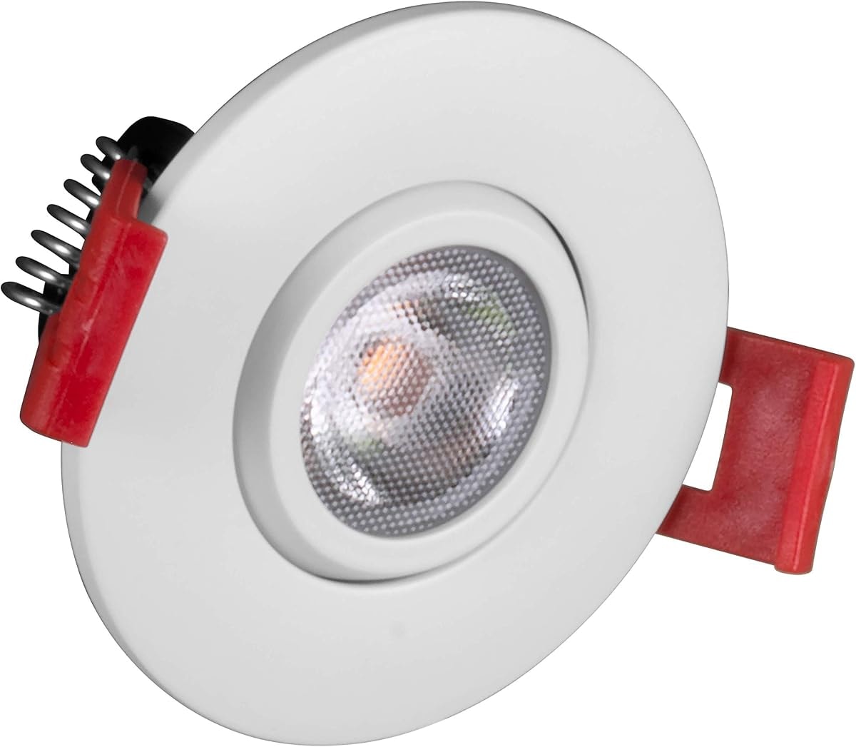 NICOR Lighting 2 inch LED Gimbal Recessed Downlight in White, 4000K (DGD211204KRDWH)