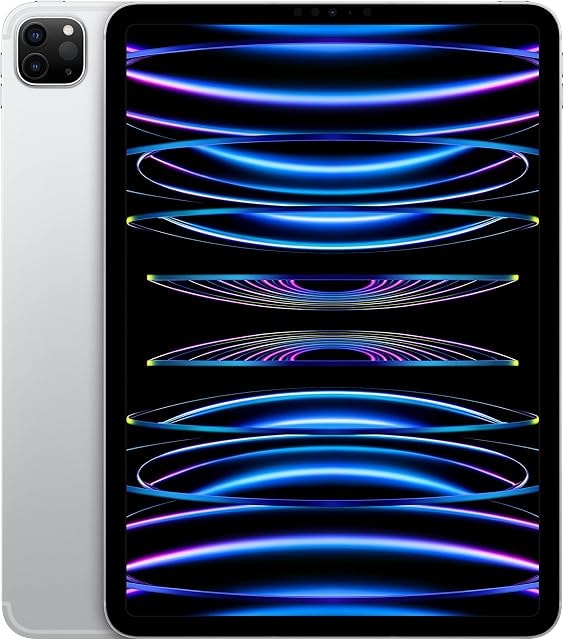 Apple 2022 iPad Pro (11-inch, Wi-Fi + Cellular, 256GB) - Silver (Renewed)