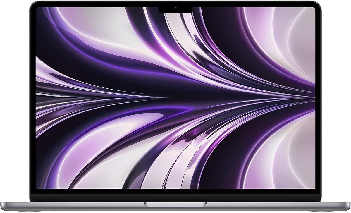 2022 Apple MacBook Air with Apple M2 Chip (13-inch, 8GB RAM, 512GB SSD Storage) (QWERTY English) Space Gray (Renewed)