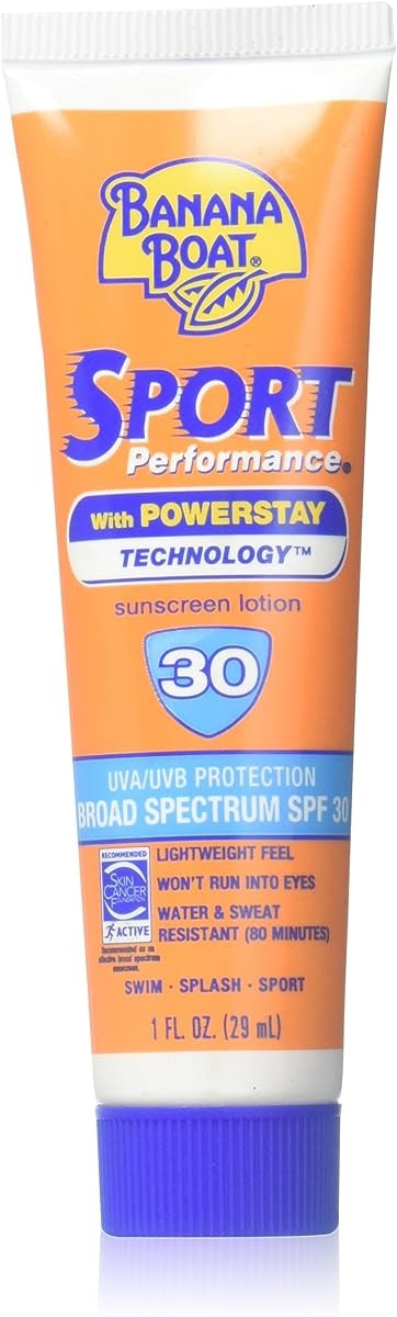Banana Boat Sport Performance Sunscreen Lotion 30 Spf 1 oz