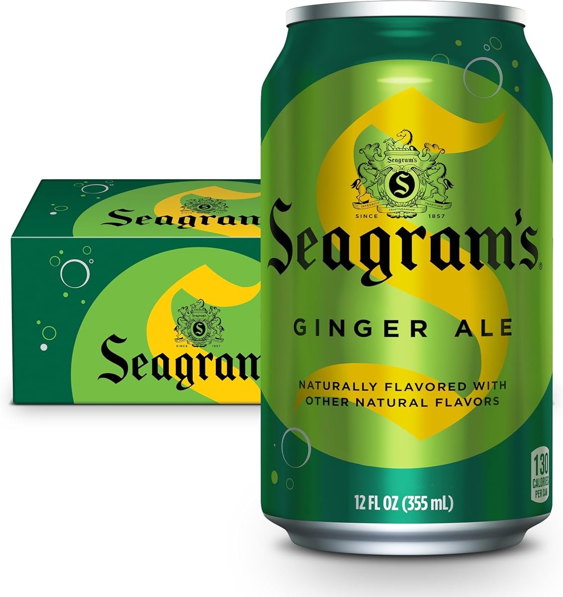 Seagram's Ginger Ale, 12 fl oz, 12 Pack