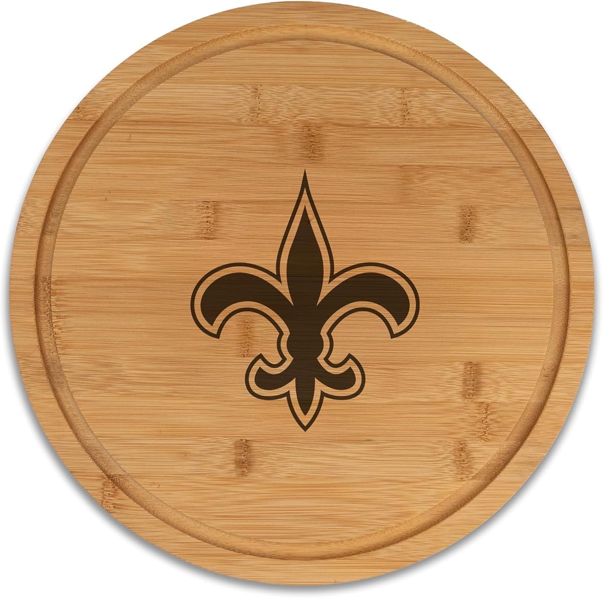 The Memory Company Officially Licensed NFL - New Orleans Saints 13" Team Bamboo Lazy Susan