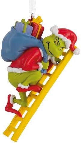 Hallmark How the Grinch Stole Christmas Ornament (Grinch on Ladder)
