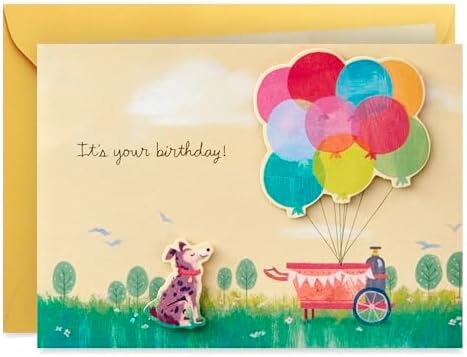 Hallmark Paper Wonder Pop Up Birthday Card (Get Carried Away)