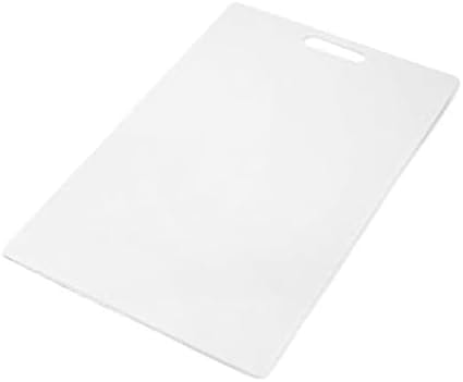Farberware Cutting Board for Kitchen, 12 x 18 Inch Poly Utility Board, Reversible Plastic Cutting Board for Meat, Vegetables, Fish and Poultry, Dishwasher Safe