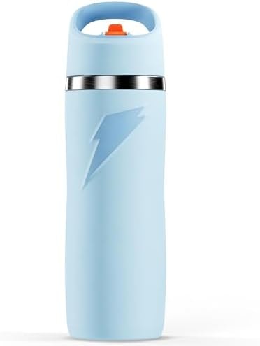 Gatorade 'Overtime' 22oz Stainless Steel Water Bottle, Straw Cap, Blue