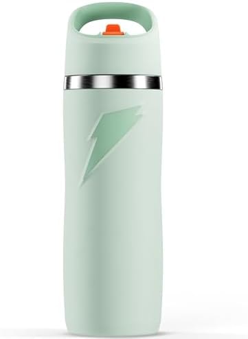 Gatorade 'Overtime' 22oz Stainless Steel Water Bottle, Straw Cap, Sage