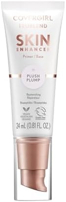 CoverGirl TruBlend Skin Enhancer, Plush Plump, Primer, Plumps Dry Skin, Blurs Pores, Hydrating, Brightening, Lasts All Day, 0.81oz