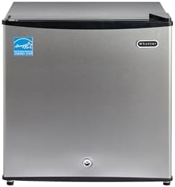 Whynter Upright Freezer 1.1 Cu Ft Lock, Mini Freezer, Stainless CUF-112SS