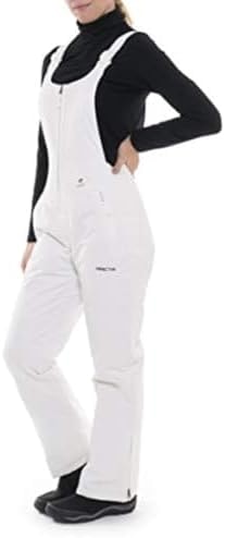 Arctix Women's Essential Insulated Bib Overalls, White, 2X Short