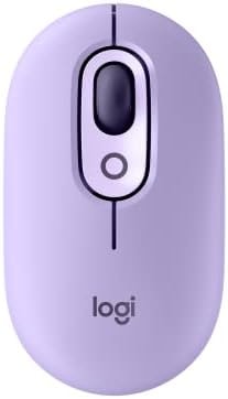 Logitech POP Mouse, Compact and Portable Wireless Bluetooth Mouse with Programmable Buttons and Quiet Clicks, Easy-Switch Between up to 3 Devices, Laptop, Tablet, PC - Cosmos