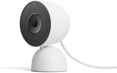 Google Nest Cam Indoor (Wired, 3rd Gen) - Security Camera - 2025 - Snow