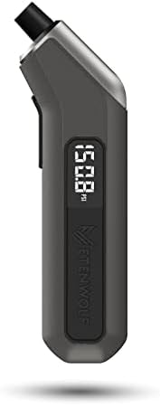 ETENWOLF T300 Digital Tire Pressure Gauge 3-200 PSI, Industrial Tire Gauge Calibrated to ANSI B40.7 Grade 2A(Plus-Minus 0.5%), Backlit LED Screen, Grey