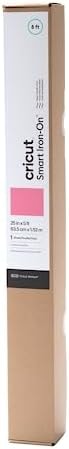 Cricut Venture Smart Iron-On, Pink - 5ft Roll (25' x 60'), Heat Transfer Vinyl - Compatible with Cricut Venture