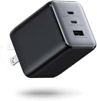 wegear 100W USB C Wall Charger, 3-Port PPS PD 3.0 Compact Foldable Wall Charger Block, Fast Power Adapter for MacBook Pro/Air, Dell XPS, iPad Pro, iPhone 17/16/15, Galaxy S25/S24, (Black)