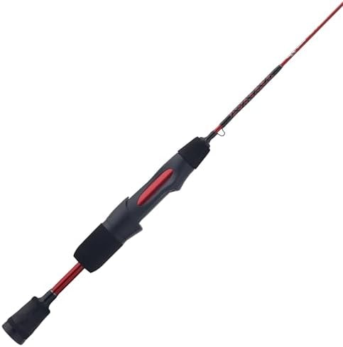 Ugly Stik 28" Carbon Ice Spinning Rod, 1 Piece Fishing Rod, Light Rod Power, 2-6 lb Line Rating, Lure Rating
