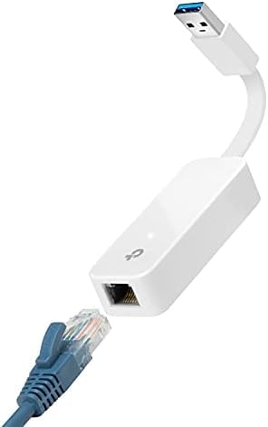 TP-Link USB to Ethernet Adapter, Foldable USB 3.0 to 10/100/1000 Gigabit Ethernet LAN Network Adapter, Support Windows 11/10/8.1/8/7/Vista/XP for Desktop Laptop Apple MacBook Linux (UE300)