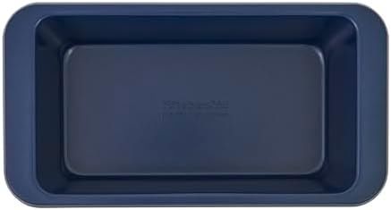KitchenAid Nonstick Aluminized Steel Loaf Pan, Dishwasher Safe, 9 x 5 Inch, Ink Blue