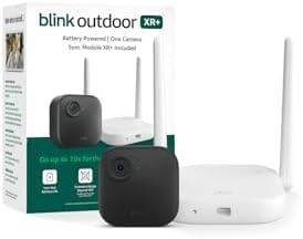 Blink Outdoor XR+ — Extended Range Wireless Outdoor 4 Camera with 10x security coverage powered by Blink's proprietary XR technology — 1 camera system