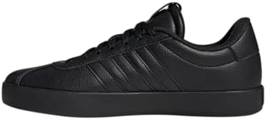 adidas Mens VL Court 3.0 Sportswear, Black/Black/Gold Metallic, 4