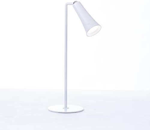 Lytup Flute Lamp - 4-in-1 Rechargeable LED Desk, Wall, Clamp Lamp & Flashlight with Magnetic Base, 4-Level Brightness, 270° Flexible Arm, USB-C Charging, Ideal for Home Office & Bedside - White