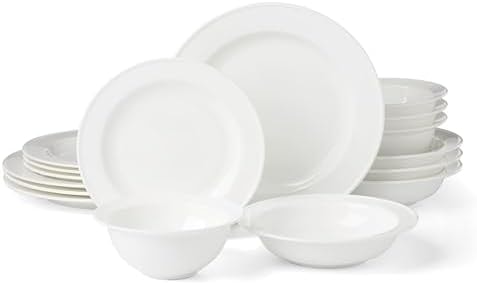 Lenox Studio 1414 Rimmed Bone China 16-Piece Dinnerware Set for 4