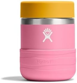 Hydro Flask Insulated Food Container - Snack Container for Kids and Lunch Box - 12 Oz Food Jar in Dahlia Pink
