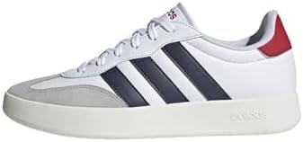 Adidas Mens Barreda Sportswear, White/Shadow Navy/Better Scarlet, 4