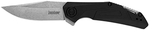 Kershaw Camshaft Folding Pocket Knife, 3-Inch Blade with SpeedSafe Assisted Opening, Liner Lock (1370), Black