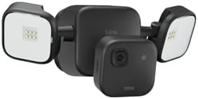 Blink Outdoor 2K+ Floodlight Camera (newest model) — Wireless smart security camera, 2K video resolution, 700 lumens, two-year battery life, Sync Module Core included — 1 camera system