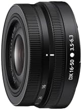 Nikon NIKKOR Z DX 16-50mm VR (Black) | Compact mid-range zoom lens with image stabilization for APS-C size/DX format Z series mirrorless cameras | Nikon USA Model