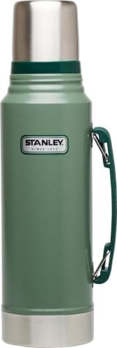 STANLEY Heritage Classic Vacuum 1.1 qt Bottle with Handle, Hammertone Green