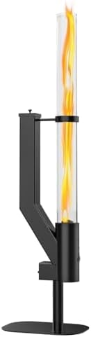 Rayzi 58 Inch Pellet Stove, Outdoor Decorative Wood Pellet Heater Burning Fireplace for Ambiance – Smokeless Flame for Patio Backyard Bonfire, Camping Party Holiday Garden Picnic