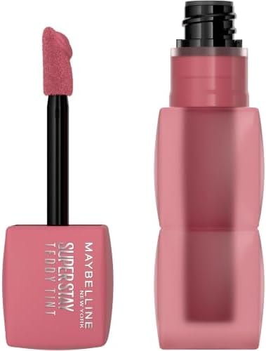 Maybelline Super Stay Teddy Lip Tint, Long Lasting Matte Lipstick For Up To 12HR Wear, Kneehigh, 1 Count