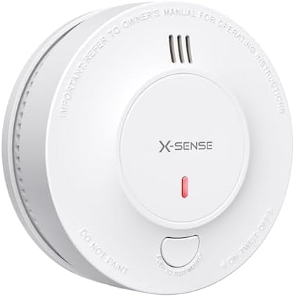 X-Sense Smoke Detector, 10-Year Battery, UL 217 Certified, SD2J0AX, 1-Pack