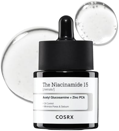 COSRX 15% Niacinamide Face Serum, 0.67 fl oz, Pore Minimizer Serum for Face, Even Skin Tone, Korean Skin Care