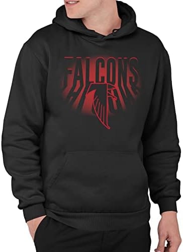 Junk Food NFL - Atlanta Falcons - Spotlight - Officially Licensed Adult Pullover Fleece Hoodie for Men and Women