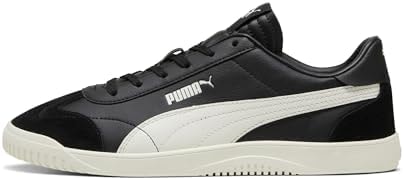 PUMA Men's Club 5V5 Sneakers, Black-Warm White, 7