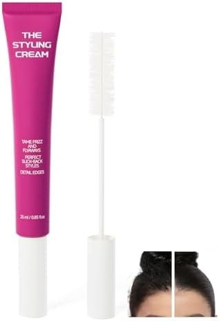 FAMIKYA Hair Mascara for Flyaways, Fly Away Hair Stick, Wax Stick for Hair, Lightweight Anti Frizz Slick Back Hair Styling Wax Stick, Taming Wand Gel for Smoothing Women Girls
