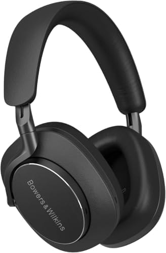Bowers & Wilkins Px8 Over-Ear Wireless Headphones, Black, Nappa Leather