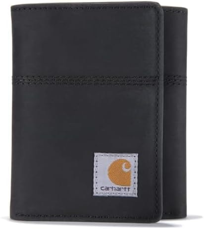 Carhartt Men's B0000208 Saddle Leather Trifold Wallet